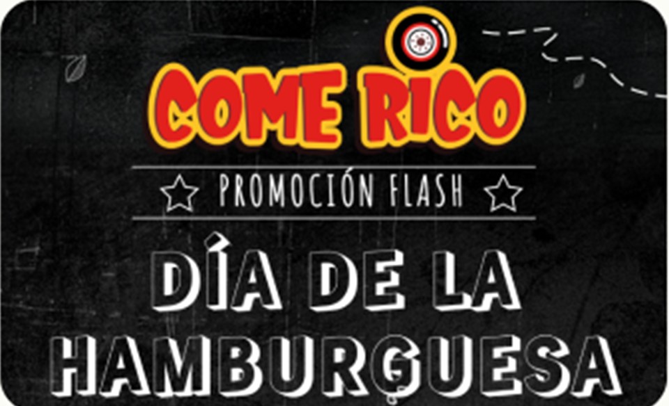 Promo especial por día de la hamburguesa